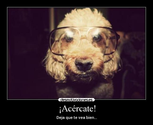 ¡Acércate! - 