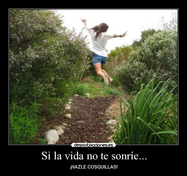 Si la vida no te sonríe... - ¡HAZLE COSQUILLAS!