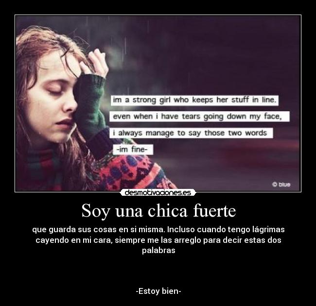 Soy una chica fuerte - 