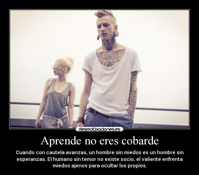 carteles valiente oculto esperanzas humano desmotivaciones