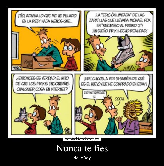 Nunca te fies - del eBay