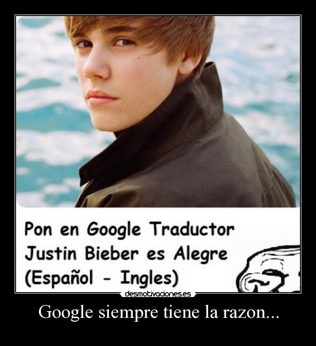 Google siempre tiene la razon... - 