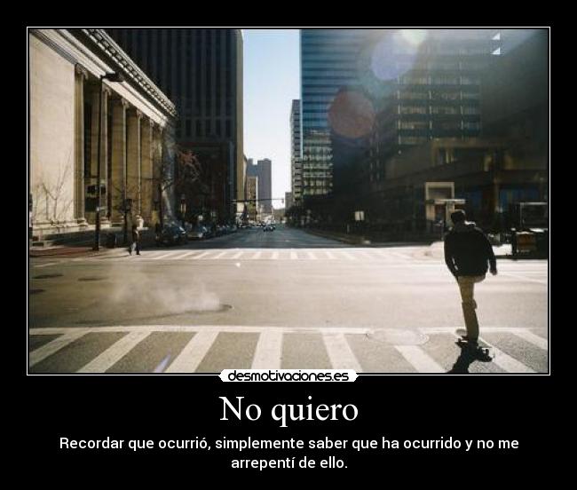 No quiero - 