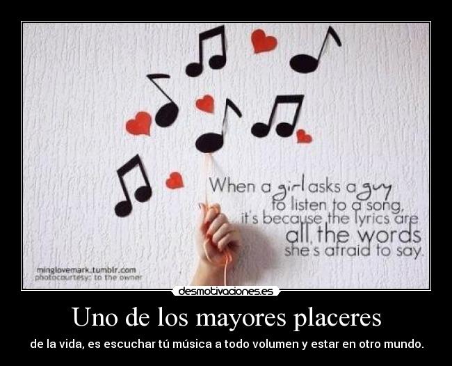 Uno de los mayores placeres -