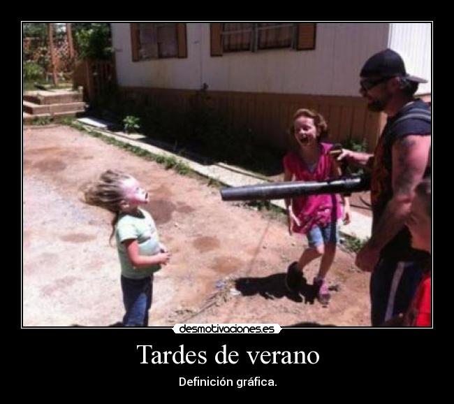 Tardes de verano - Definición gráfica.