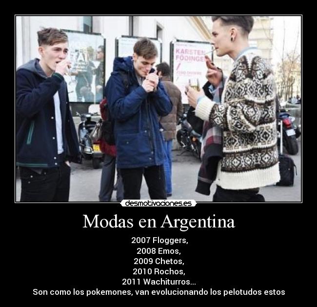 Modas en Argentina - 