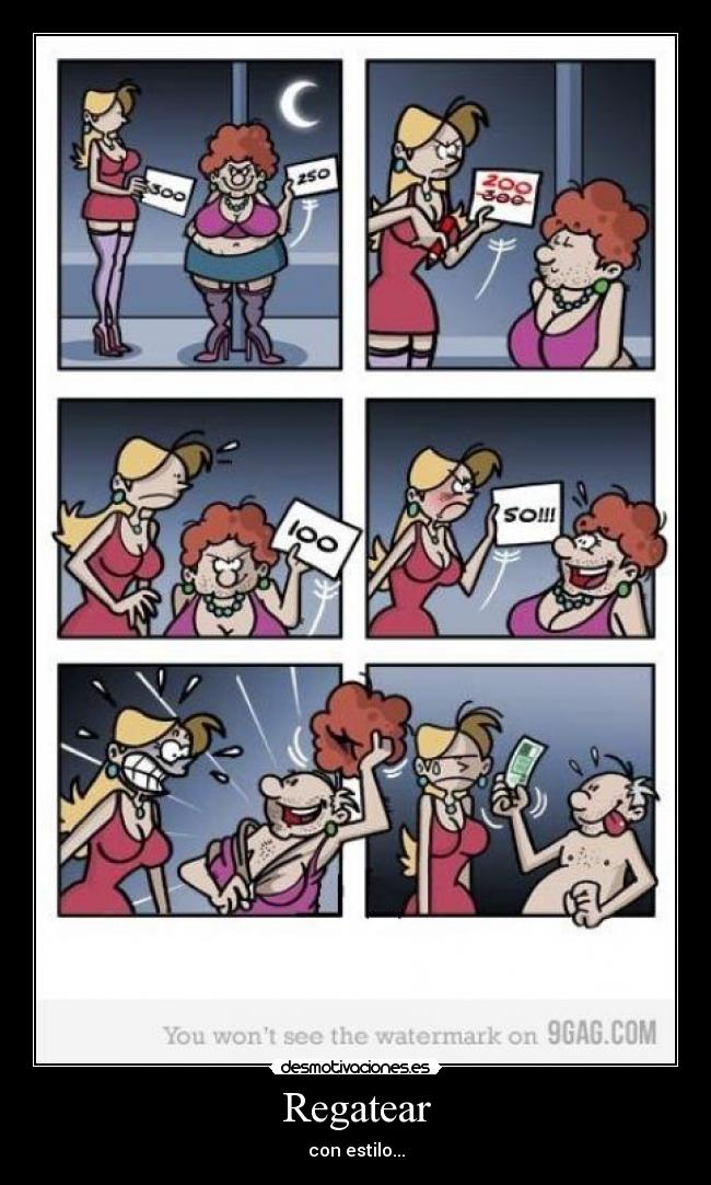 Regatear -
