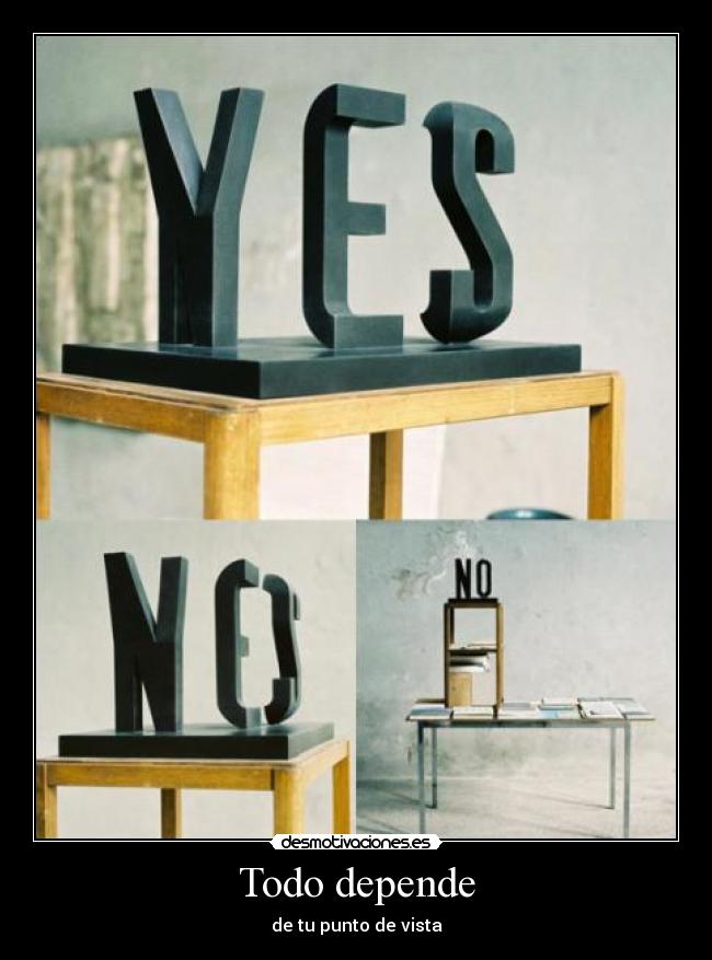 Todo depende - 