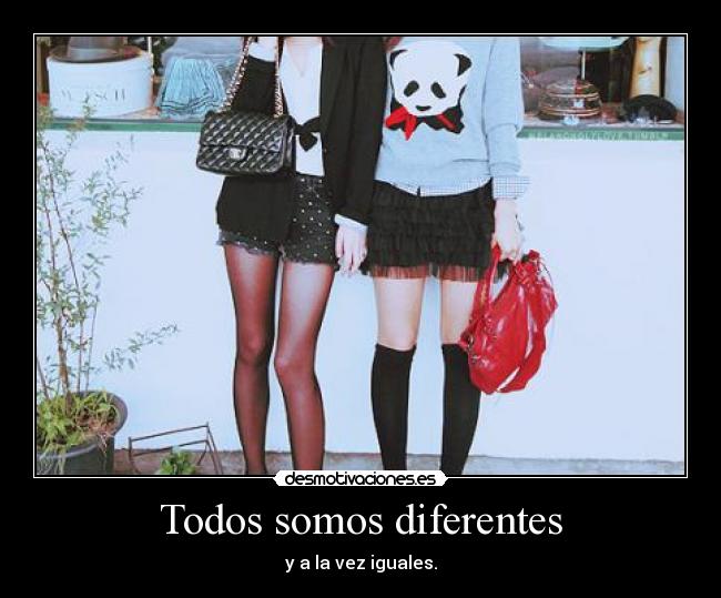 Todos somos diferentes - 
