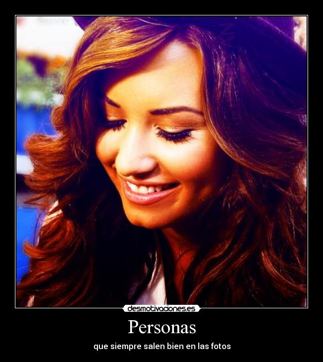 Personas - que siempre salen bien en las fotos