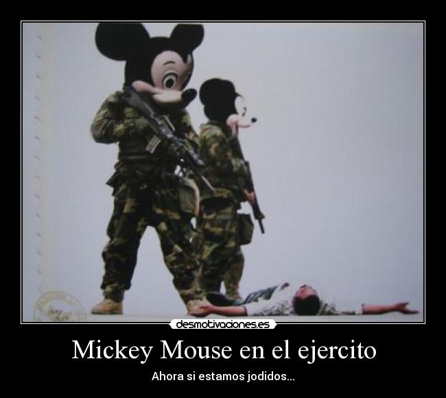 Mickey Mouse en el ejercito -