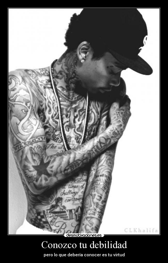 carteles debilidad wiz khalifa debilidad desmotivaciones