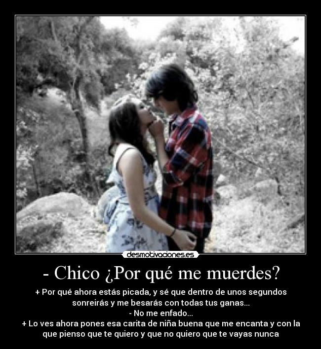 - Chico ¿Por qué me muerdes? - 