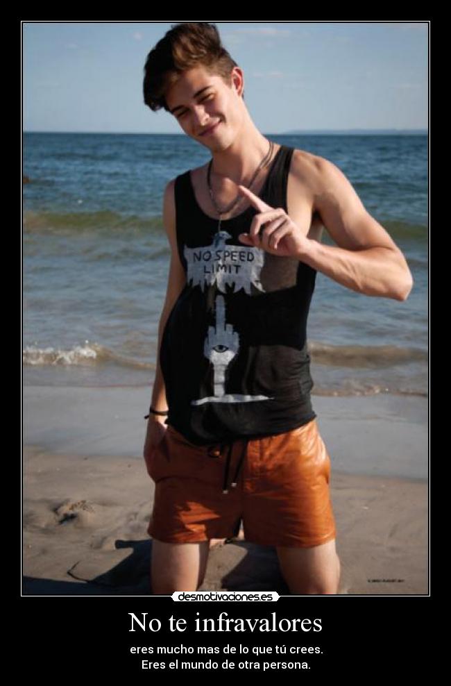 No te infravalores - 