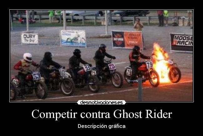 Competir contra Ghost Rider - Descripción gráfica