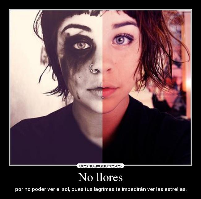 No llores -