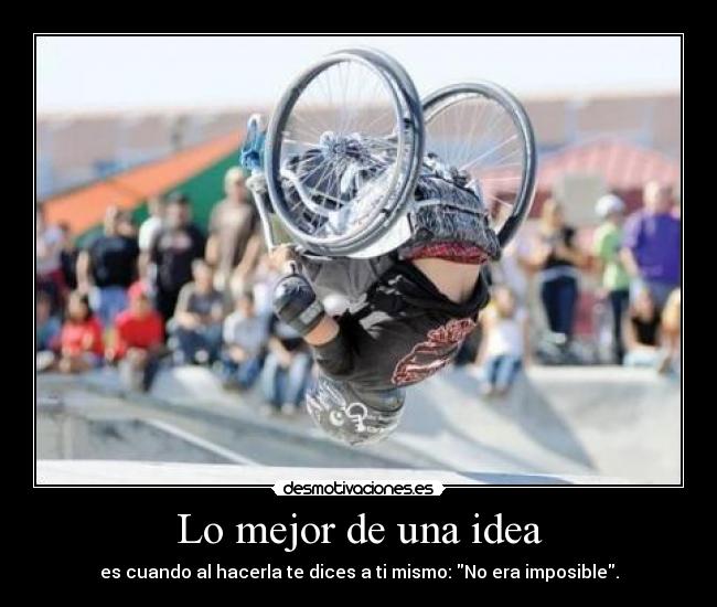 Lo mejor de una idea -