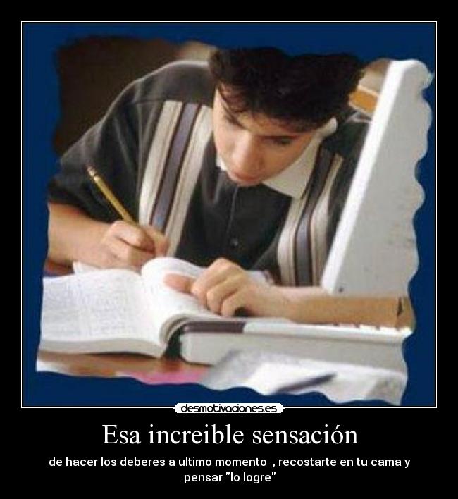 Esa increible sensación -