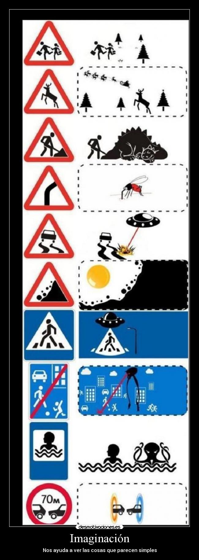 Imaginación - Nos ayuda a ver las cosas que parecen simples