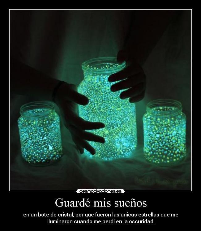 Guardé mis sueños -