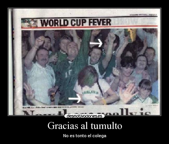 Gracias al tumulto - 