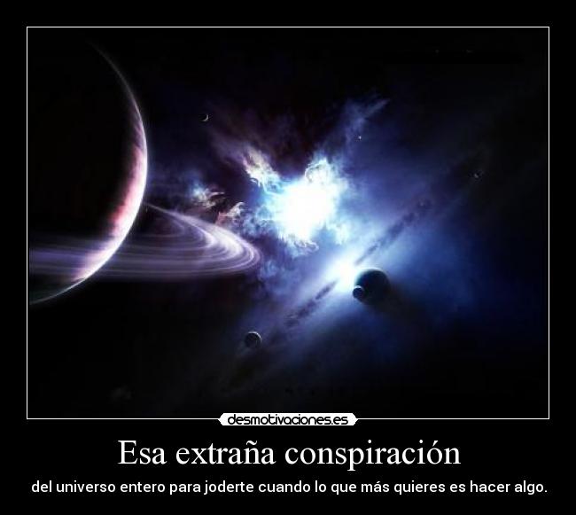 Esa extraña conspiración -
