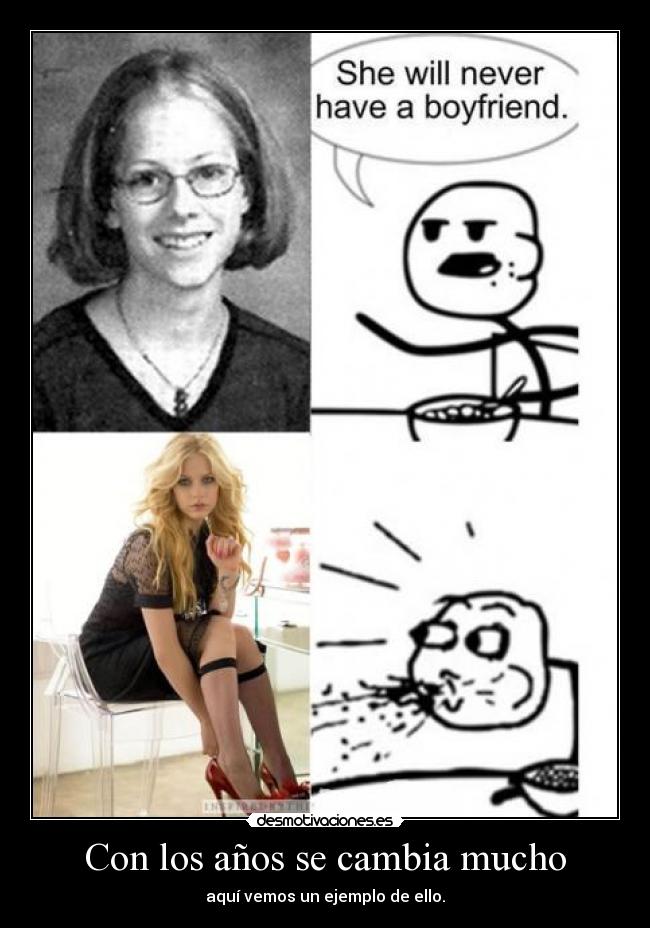 Con los años se cambia mucho - 