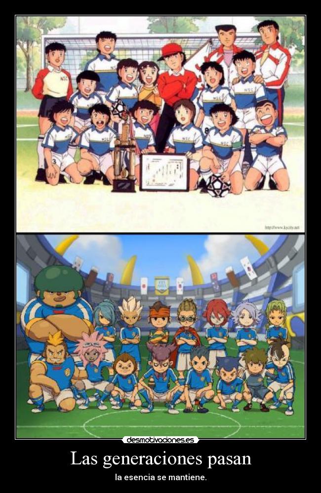 Las generaciones pasan - la esencia se mantiene.
