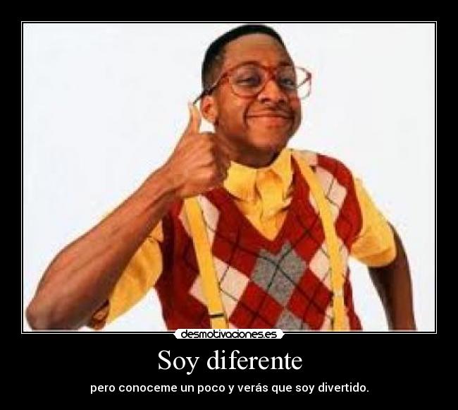 Soy diferente -