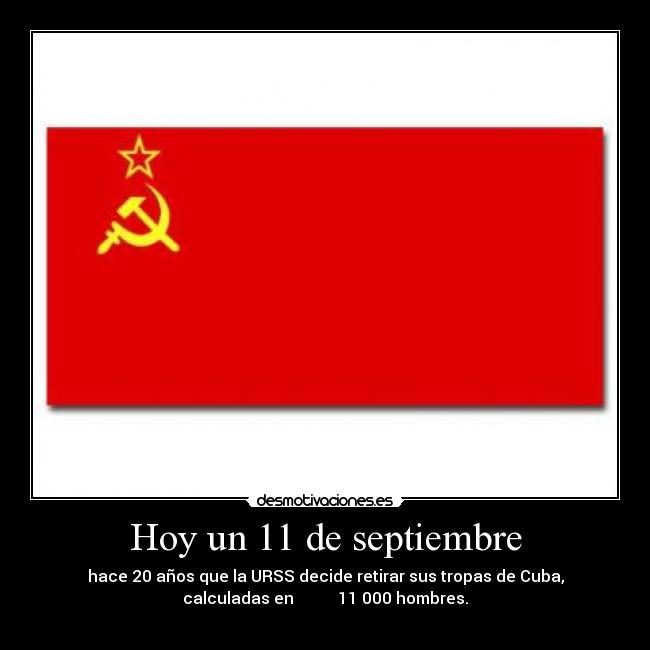 Hoy un 11 de septiembre -