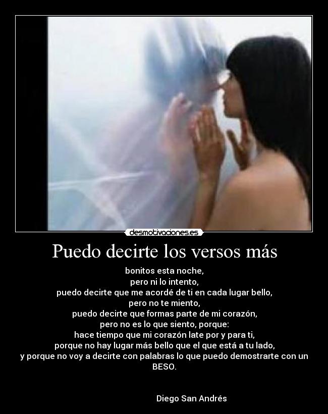 Puedo decirte los versos más - 