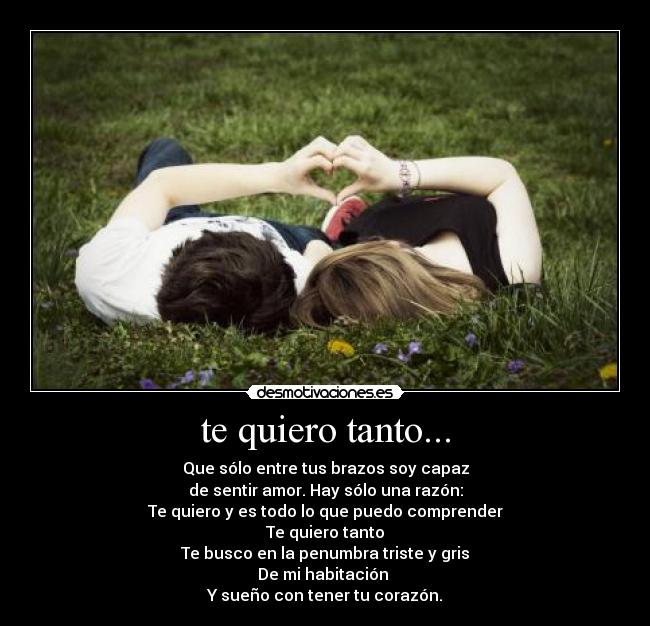 te quiero tanto... Desmotivaciones te quiero tanto... Desmotivaciones