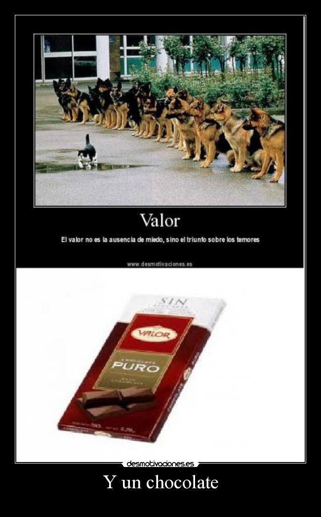 Y un chocolate -              