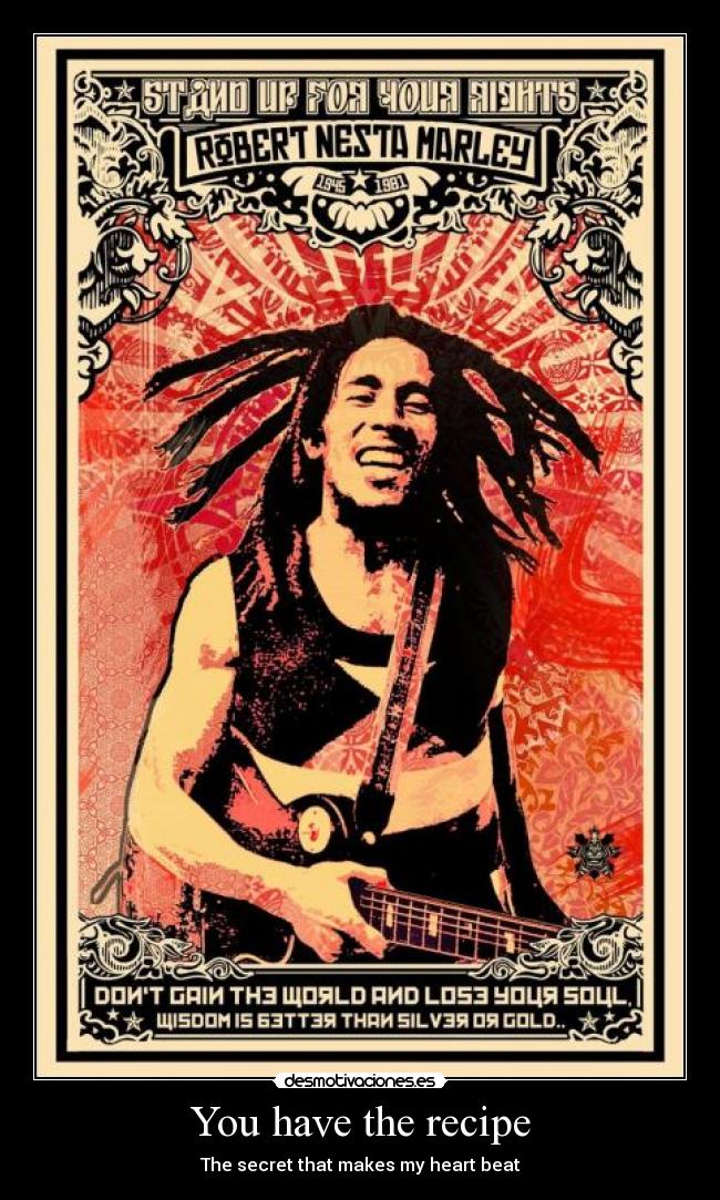 You have the recipe - 