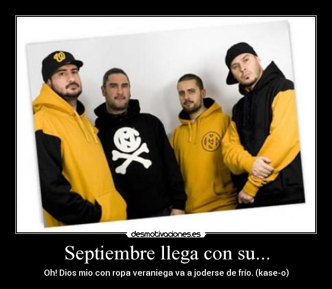 carteles septiembre frio joderse ropa verano desmotivaciones