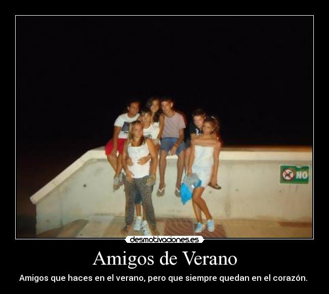 carteles amigos verano amigos desmotivaciones