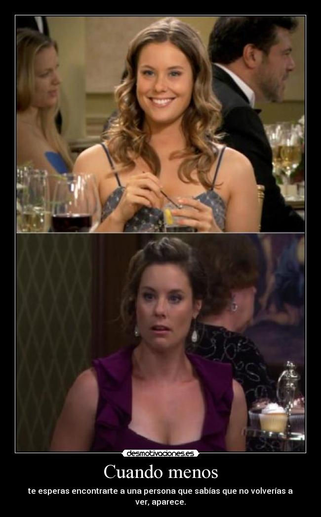 Cuando menos - te esperas encontrarte a una persona que sabías que no volverías a ver, aparece.