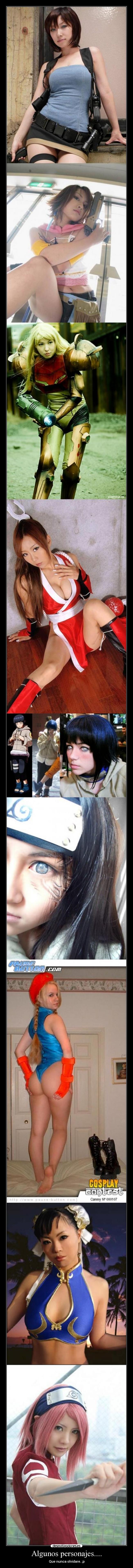 Algunos personajes.... - Que nunca olvidare. ;p