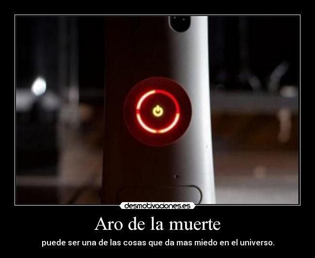 Aro de la muerte - puede ser una de las cosas que da mas miedo en el universo.