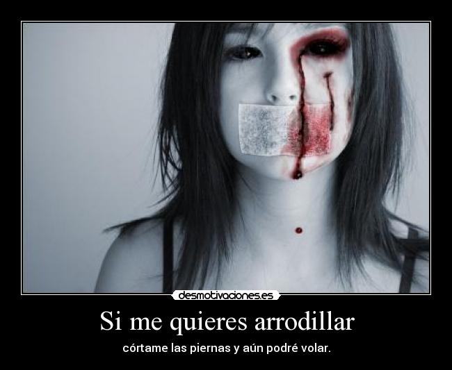 Si me quieres arrodillar -