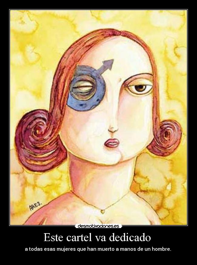 carteles mujer golpeada hombre cobarde desmotivaciones