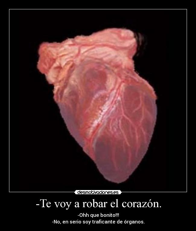 -Te voy a robar el corazón. - 
