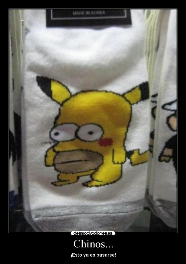 Chinos... - ¡Esto ya es pasarse!