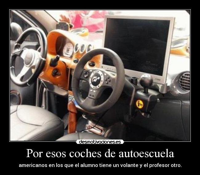 Por esos coches de autoescuela - 