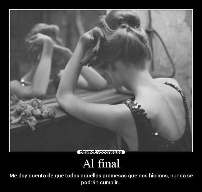 Al final -