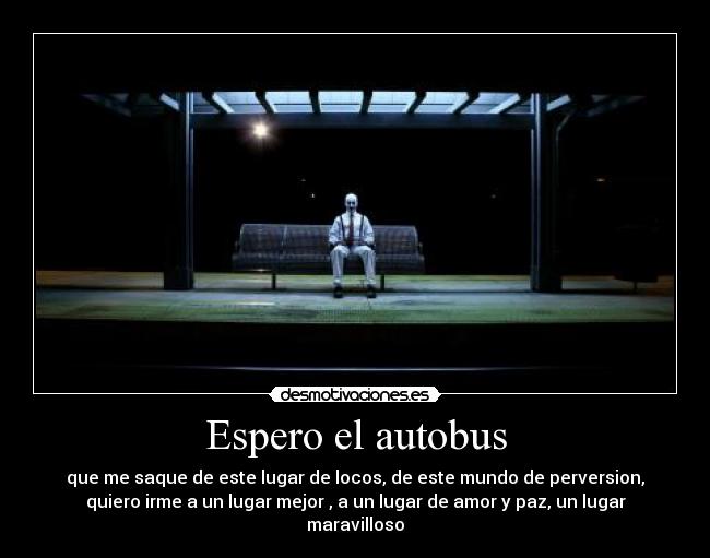Espero el autobus - 