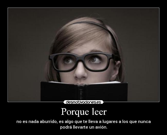 Porque leer -