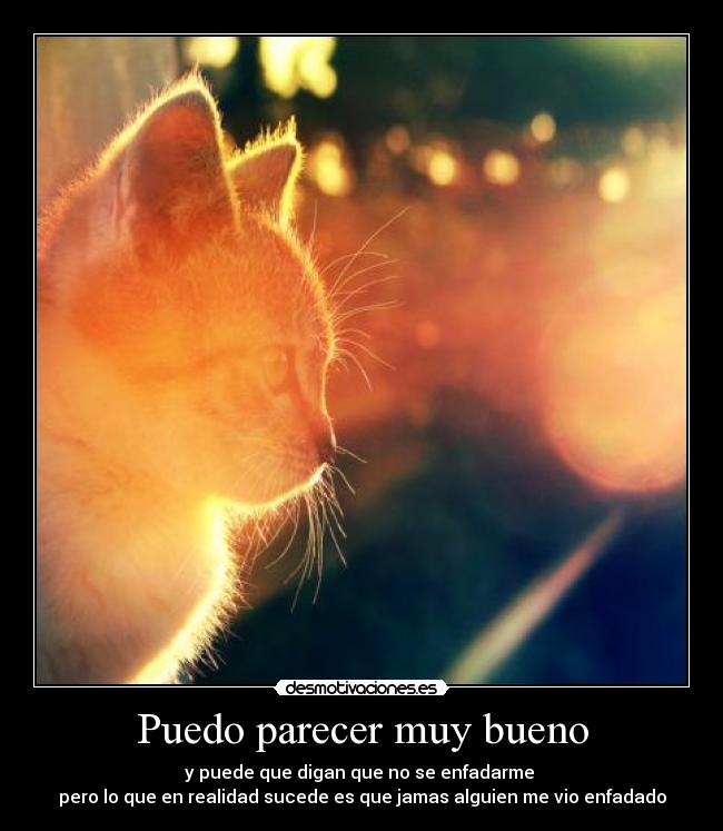 Puedo parecer muy bueno -