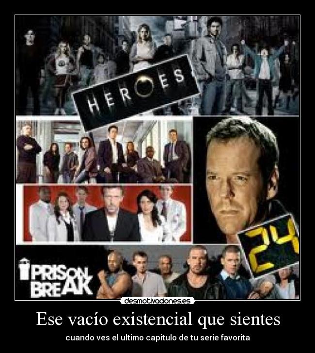 Ese vacío existencial que sientes -