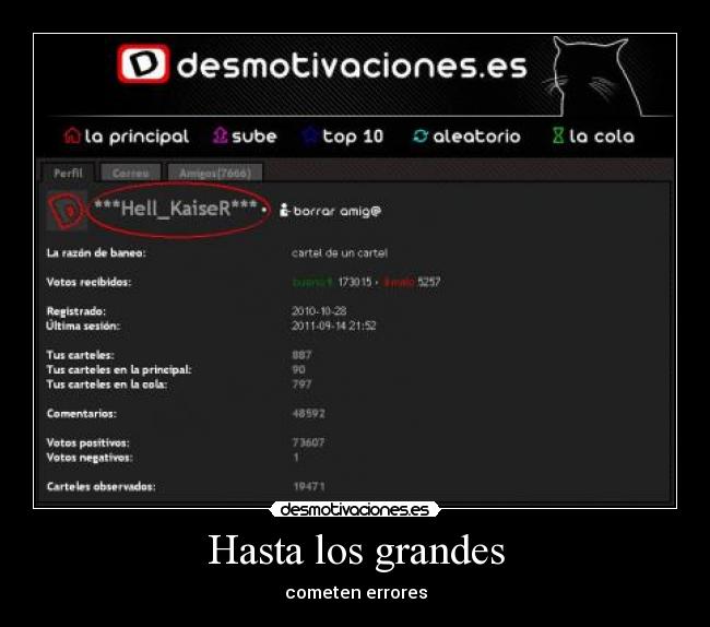 Hasta los grandes - cometen errores